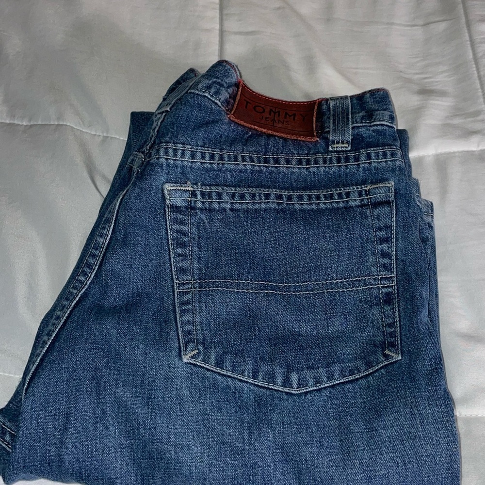 thrifted tommy hilfiger jeans